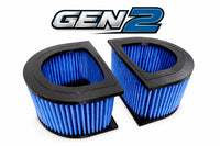 C8 Z06 LT6 Corvette Attack Blue® Dry NanoFiber Performance Filters - GEN 2