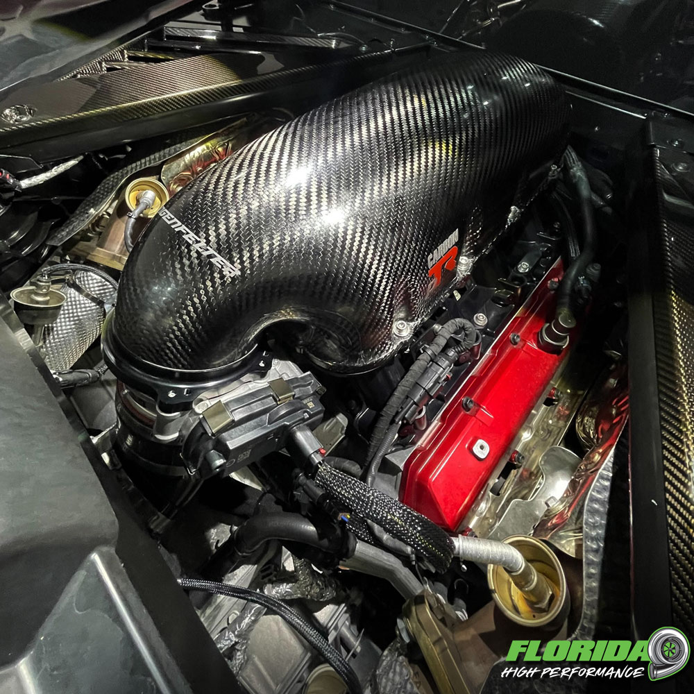 Florida High Performance - C8 Corvette carbon fiber intake manifold lingenfelter